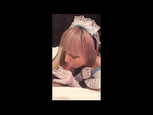❤️ جاپاني بت [ميوڪا]، فرينچ نوڪر جو لباس، حصو 1، بلو جاب ۽ لوشن سان جرڪ آف ❤️❌  ❌❤
